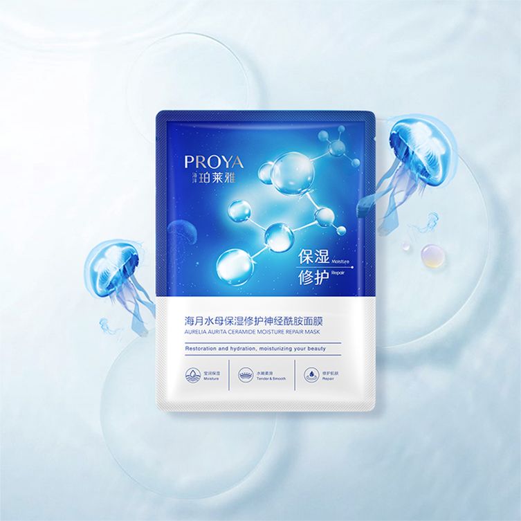 yl23411永利集团官网海月水母保湿修护神经酰胺面膜